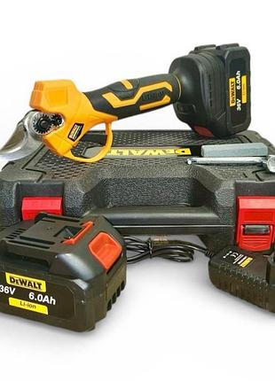 Аккумуляторный секатор dewalt dcmpp 550 p1 (36v, 6ah) акб секатор девольт
