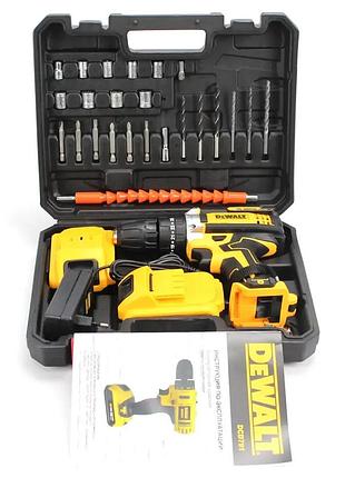 Ударный шуруповерт dewalt dcd791 (24v, 6ah). аккумуляторный шуруповерт деволт