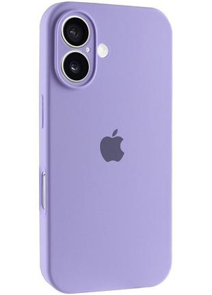 Чохол silicone case full camera protective (aa) для apple iphone 17 (6.3") бузковий / dasheen