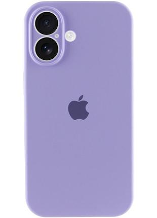 Чехол silicone case full camera protective (aa) для apple iphone 17 (6.3") сиреневый / dasheen 2