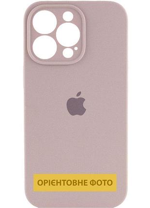 Чехол silicone case full camera protective (aa) для apple iphone 17 pro max (6.9") серый / lavender
