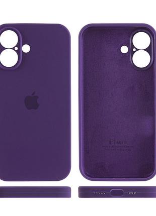 Чехол silicone case full camera protective (aa) для apple iphone 16 plus (6.7") фиолетовый / amethyst 3