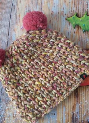Шапка redhot (польша) ручная вязка