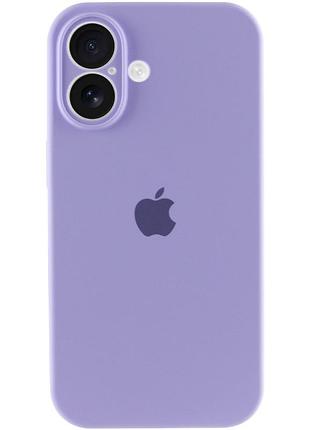 Чехол silicone case full camera protective (aa) для apple iphone 16 plus (6.7") сиреневый / dasheen 2