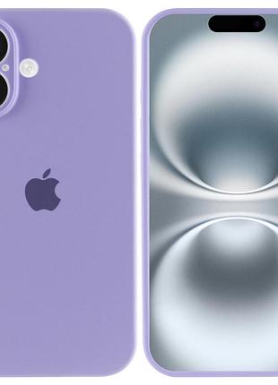 Чехол silicone case full camera protective (aa) для apple iphone 16 plus (6.7") сиреневый / dasheen 3