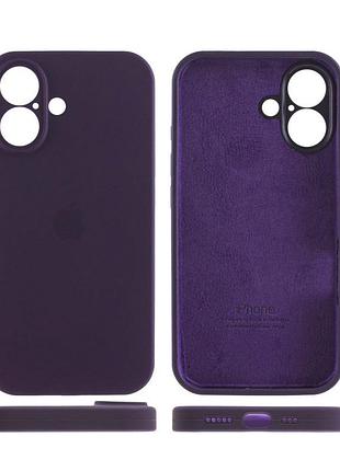 Чехол silicone case full camera protective (aa) для apple iphone 16 plus (6.7") фиолетовый / elderberry 3