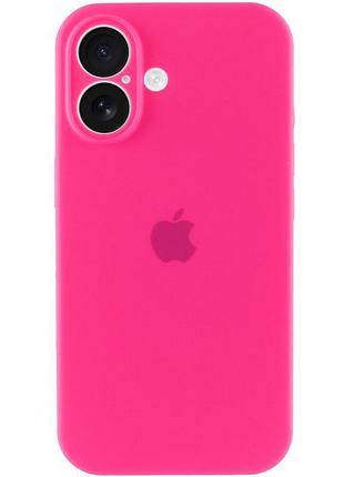 Чехол silicone case full camera protective (aa) для apple iphone 17 (6.3") розовый / barbie pink 2