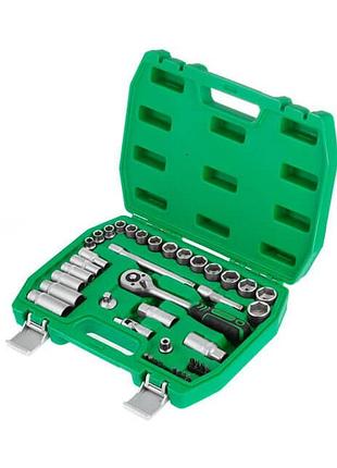 Набор инструментов 3/8", 39 ед. intertool et-6039sp
