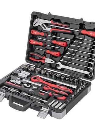 Профессиональный набор инструмента 1/2", 1/4", 78 ед., cr-v intertool et-7078