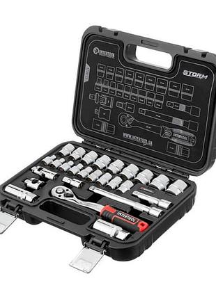 Набір інструментів 26 од., storm, 3/8", cr-v intertool et-8026