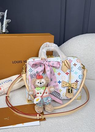 Шкіряна сумка бочонок speedy 25 в канві l