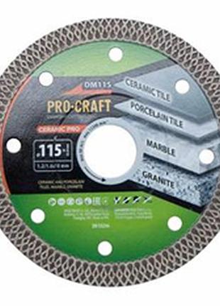 Алмазний ріжучий диск procraft ceramic pro dm115 universal