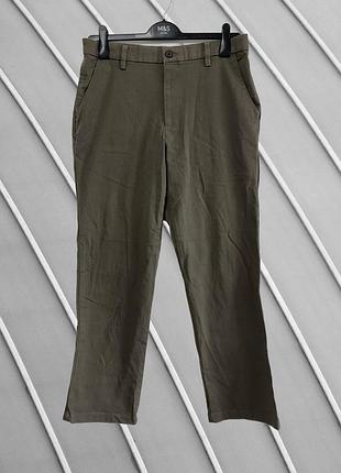 Чоловічі штани dockers оригінал w33 l32 коричневі / штани чінос dockers / прямі бавовняні штани