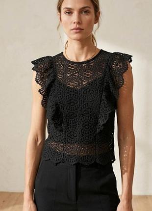 Блуза ажурна zara