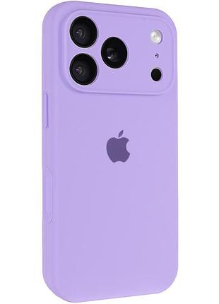Чехол silicone case full camera protective (aa) для apple iphone 17 pro max (6.9") сиреневый / dasheen