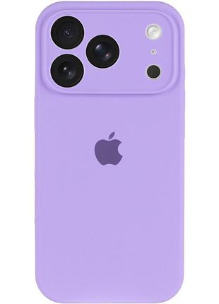 Чехол silicone case full camera protective (aa) для apple iphone 17 pro max (6.9") сиреневый / dasheen 2