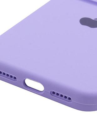 Чехол silicone case full camera protective (aa) для apple iphone 17 pro max (6.9") сиреневый / dasheen 5