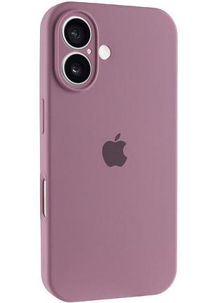 Чохол silicone case full camera protective (aa) для apple iphone 17 (6.3") ліловий / lilac pride
