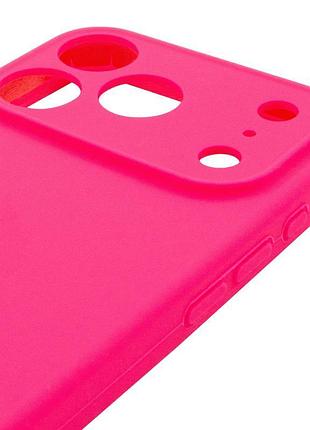 Чехол silicone case full camera protective (aa) для apple iphone 17 pro (6.3") розовый / barbie pink 4