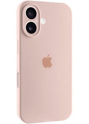 Чохол silicone case full camera protective (aa) для apple iphone 17 (6.3") рожевий / pink sand