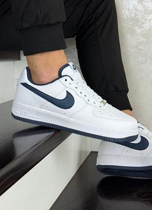 Р.41-45 кроссовки nike air force 1 low бело/синие ks 12691