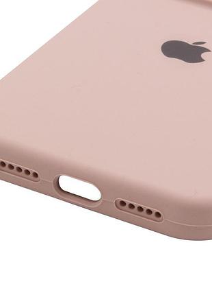 Чехол silicone case full camera protective (aa) для apple iphone 17 pro (6.3") розовый / pink sand 5