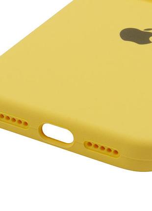 Чохол silicone case full camera protective (aa) для apple iphone 17 pro max (6.9") жовтий / yellow 5