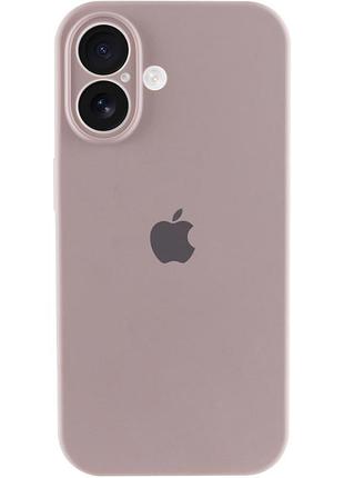 Чехол silicone case full camera protective (aa) для apple iphone 17 (6.3") серый / lavender 2