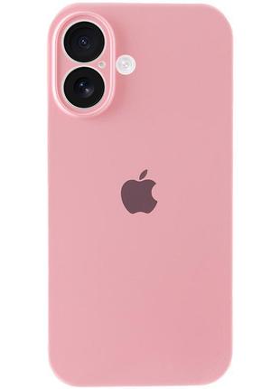 Чехол silicone case full camera protective (aa) для apple iphone 17 (6.3") розовый / light pink 2