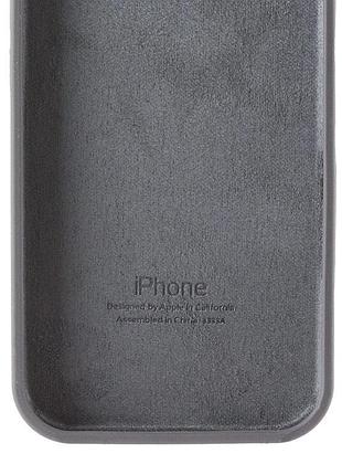 Чехол silicone case full camera protective (aa) для apple iphone 16e (6.1") серый / dark gray 2