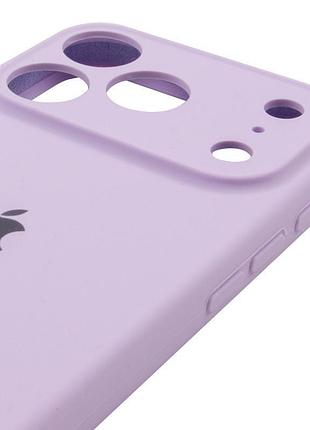 Чехол silicone case full camera protective (aa) для apple iphone 17 pro max (6.9") сиреневый / lilac 4