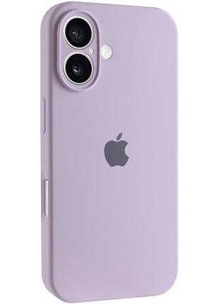 Чохол silicone case full camera protective (aa) для apple iphone 17 (6.3") бузковий / lilac