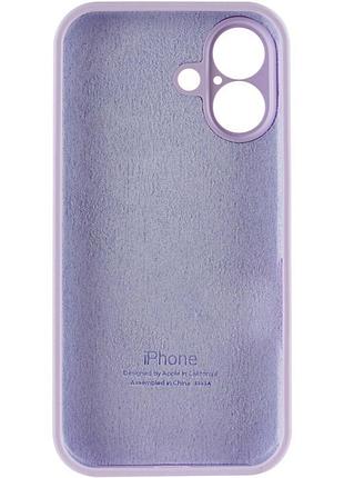 Чехол silicone case full camera protective (aa) для apple iphone 17 (6.3") сиреневый / lilac 3