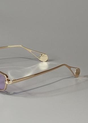 Sunglasses for women - gold and purple