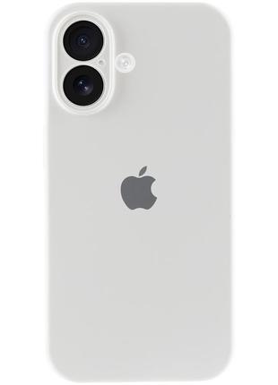 Чехол silicone case full camera protective (aa) для apple iphone 17 (6.3") белый / white 2