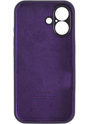 Чехол silicone case full camera protective (aa) для apple iphone 17 (6.3") фиолетовый / elderberry 3