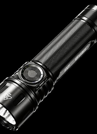 Потужний ліхтар, що фокусується nitecore ex7 комплект з акб nl2160hp 6000маг (usb-c, магніт, 6000лм, 500м, 1*21700)