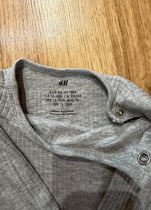 Боди детский 12-18 мес h&amp;m 2