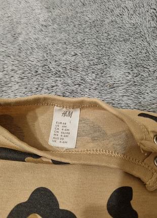 Боди h&amp;m. размер: 4-6 мес. 3