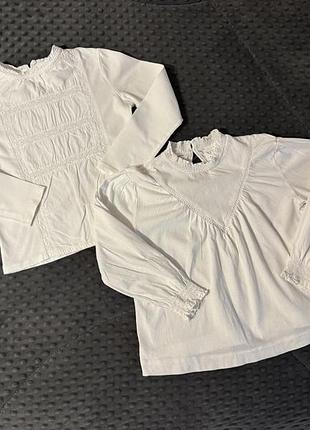 Кофтинка реглан біла zara 7-8 років 122-128 см для дівчинки