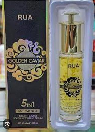 Rua golden caviar 5 in 1 youth activating serum объемом 40 мл.
