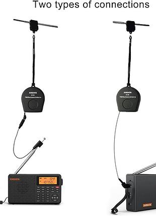 Антена xhdata an-80  для радіоприймача fm/sw універсальна оригінал