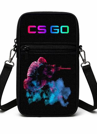 Сумка-чохол для телефону counter-strike дитяча сумка через плече, водонепроникна міні-сумка (4883)