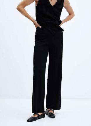 Massimo dutti вискозные широкие брюки