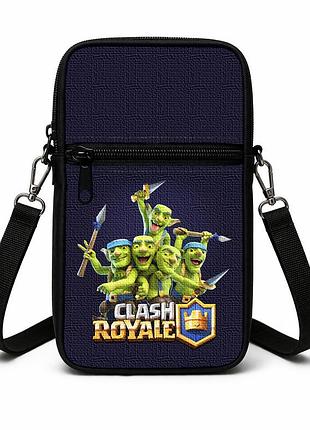Сумка-чехол для телефона clash royale детская через плечо, водонепроницаемая мини-сумка (4882)