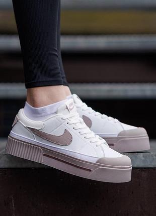 Nike court legacy white smokey movue