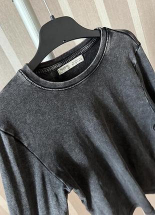 Бавовняний лонгслів pull&bear 6