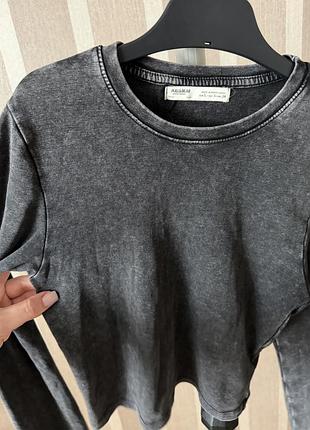 Бавовняний лонгслів pull&bear 4