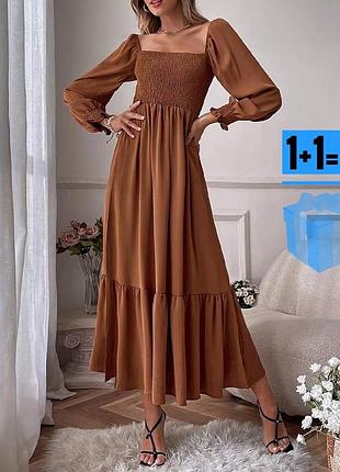 Довга сукня на резинці shein xs