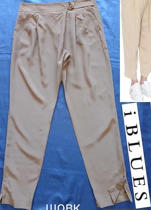 Натуральный шёлк,  брюки iblues, женские, max mara group